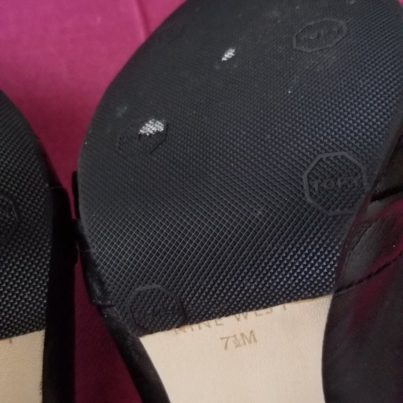 Nine West Slingback Peep toe Dress Platform Pump - Picture 6 of 8